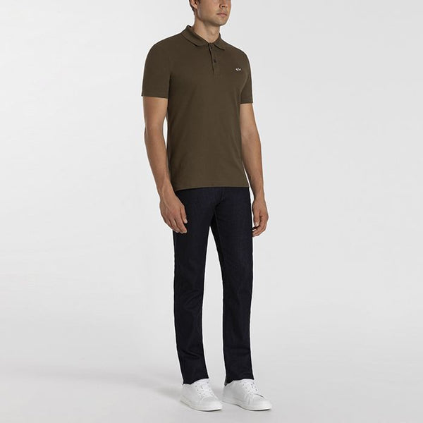 Paul & Shark COP1013-132 Polo Manica Corta Piquet Cotone Military Green