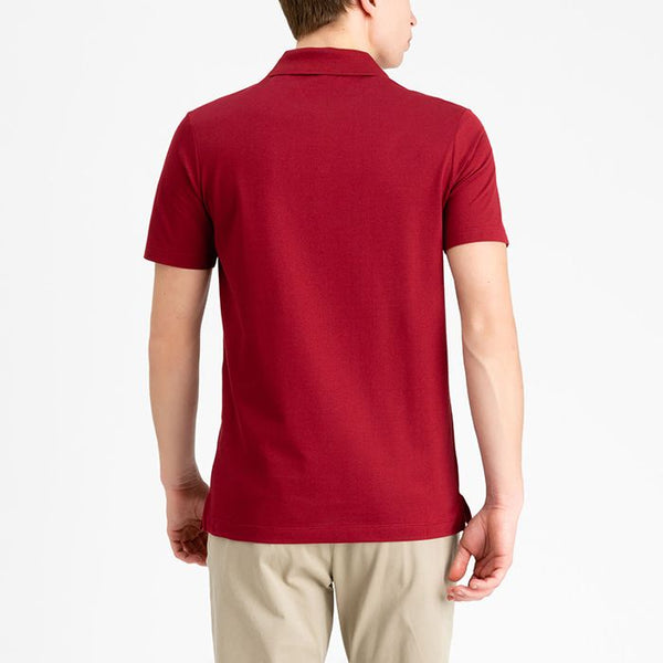 Paul & Shark COP1013-142 Polo Short Sleeve Piquet Cotton BORDEAUX