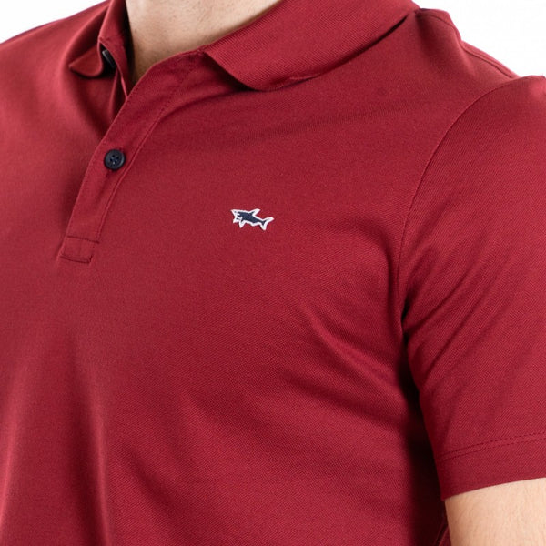 Paul & Shark COP1013-142 Polo Manica Corta Piquet Cotone BORDEAUX