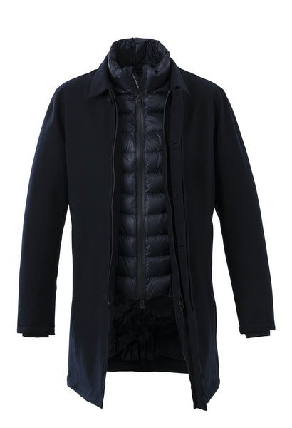 PEOPLE OF SHIBUYA PM891-799 Kai Down Trench BLU Navy