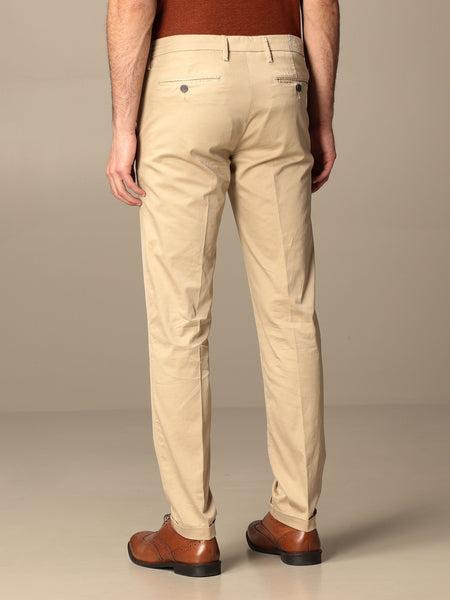Re-Hash P249-2389-2145 Mucha Summer Cotton Slim Trousers BEIGE Khaki