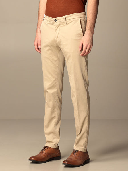 Re-Hash P249-2389-2145 Mucha Summer Cotton Slim Trousers BEIGE Khaki