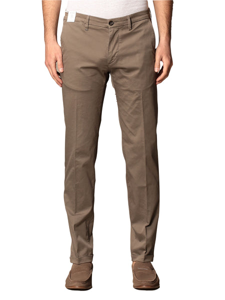 Re-Hash P249-2389-266 Mucha Summer Cotton Slim Trousers TAUPE