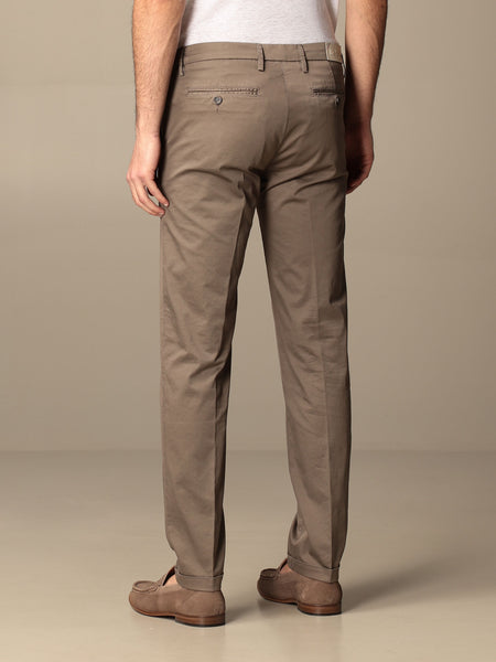 Re-Hash P249-2389-266 Mucha Summer Cotton Slim Trousers TAUPE