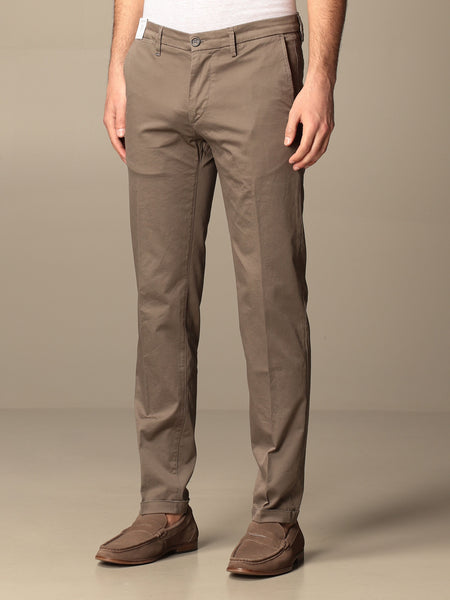 Re-Hash P249-2389-266 Mucha Summer Cotton Slim Trousers TAUPE