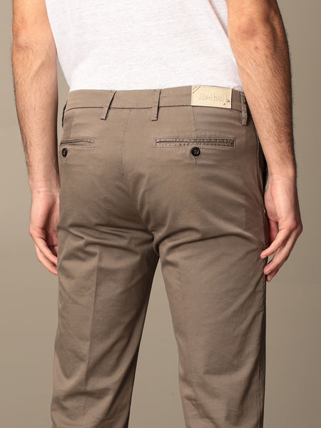 Re-Hash P249-2389-266 Mucha Summer Cotton Slim Trousers TAUPE
