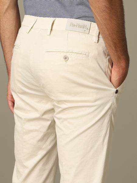 Re-Hash P249-2389-5899 Mucha Summer Cotton Slim Pants Light BEIGE