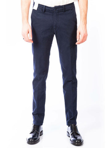 Re-Hash P249CG-3302 Pantalone Slim Tasca America Effetto Wool BLU NAVY