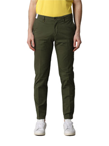 Re-Hash P249-2389 Mucha Pantalone Summer Cotone Slim DARK GREEN(verdone)