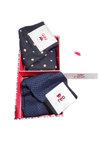 Red Sox Appeal 64824G2-902R4 2Pack Calze Lunghe Uomo Fantasia Blu
