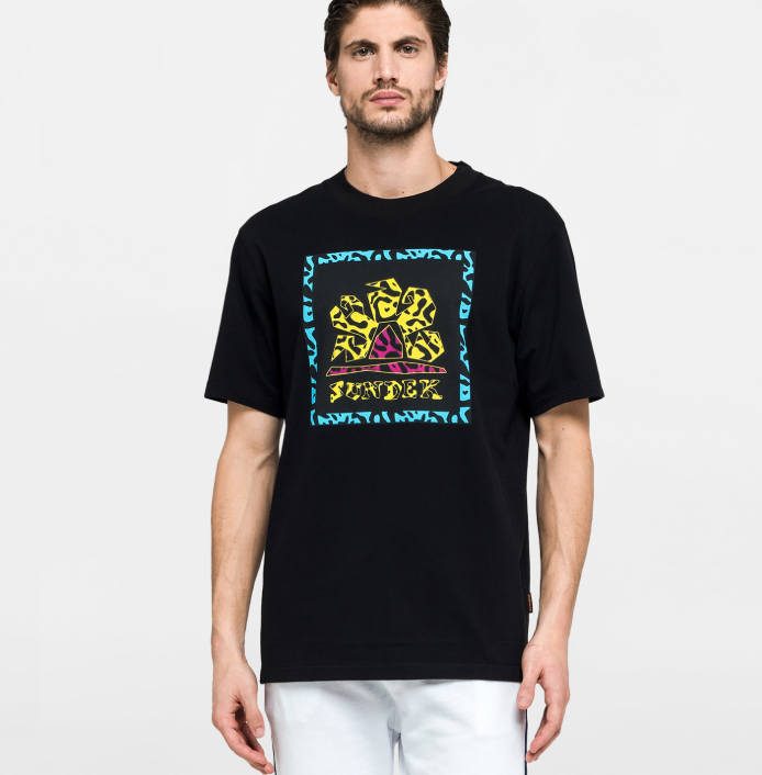 Sundek M021TEJ91FA-004 New Simeon Logo T-Shirt SS BLACK