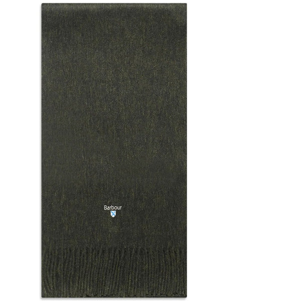Barbour USC0008-GN31 Plain Lambswool Scarf SEAWEED GREEN