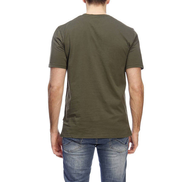 Sundek M026TEJ7853-004 Logo Follow The Sun T-Shirt SS Military GREEN
