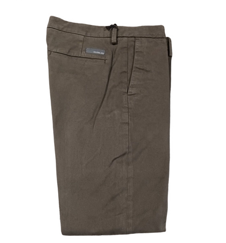 TELERIA ZED - BOB GR640 Pantalone Slim Uomo MUSCHIO DARK GREEN