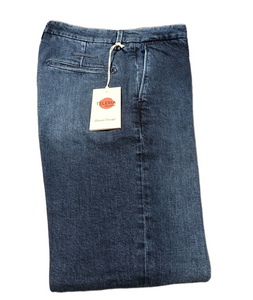 TELERIA ZED - BOB ID5-DZ228 Pantalone Denim Slim Uomo BLU