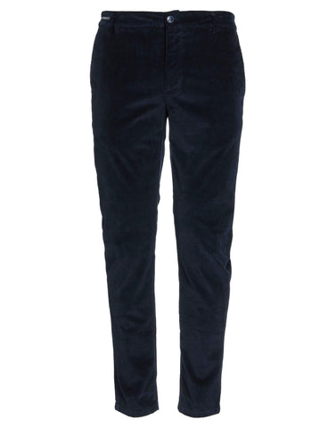 TELERIA ZED - BOB VOB880 Pantalone Velluto 1000righe Slim Stretch Uomo BLU NAVY Fall Winter