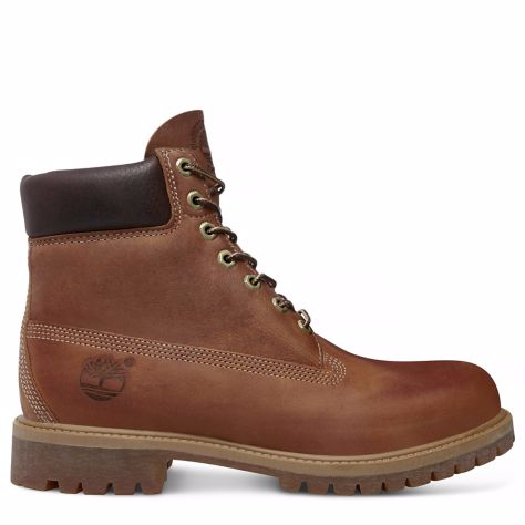 Timberland TB0A1R1B Premium 6in Waterproof Leather Heritage DARK BROWN