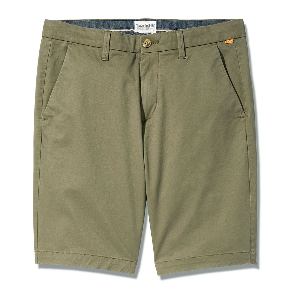Timberland TB0A2DFM-A58 Straight Chino Short Stretch Military GREEN