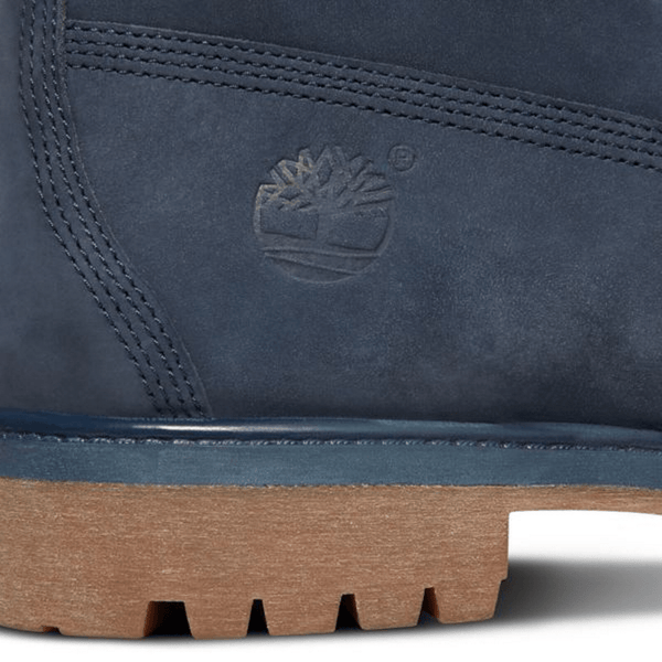 Timberland TB0A1U7X Premium 6in Waterproof Boot BLUE NUBUCK