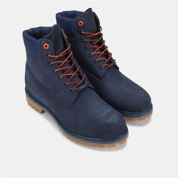 Timberland TB0A1U7X Premium 6in Waterproof Boot BLUE NUBUCK