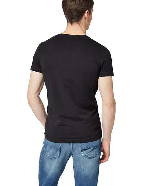 Tommy Hilfiger 0867896625-083 Core Stretch Slim Cotton SS T-Shirt BLACK