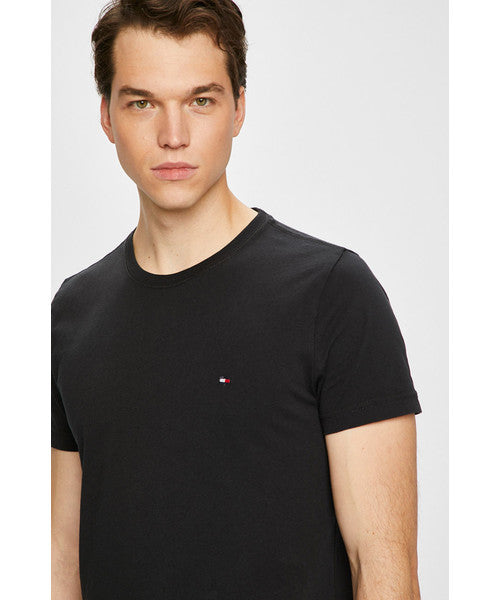 Tommy Hilfiger MW0MW08373-083 The Essential Cotton SS T-Shirt BLACK