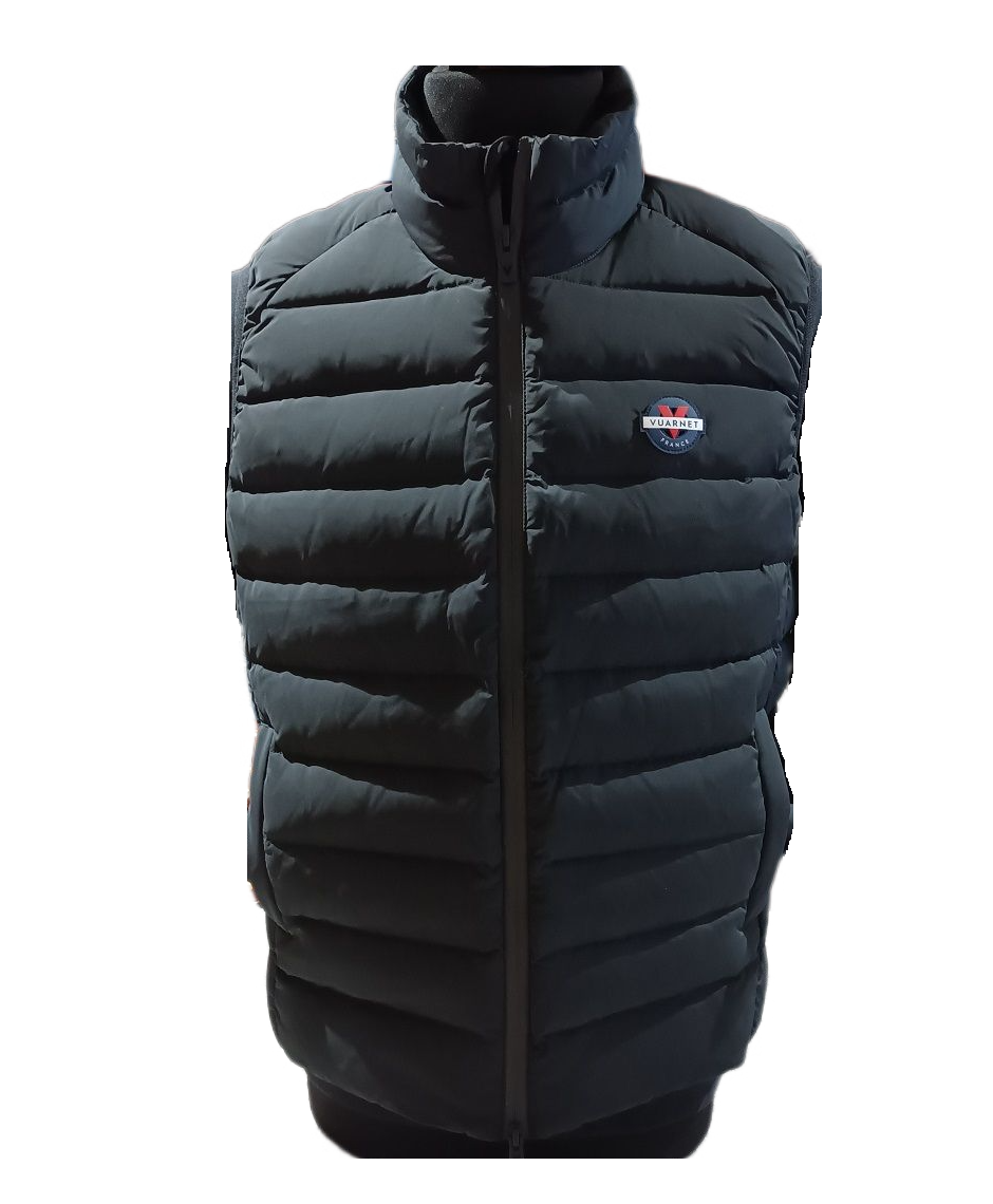VUARNET AMF20241-999 Enisej Men's Down Vest BLACK