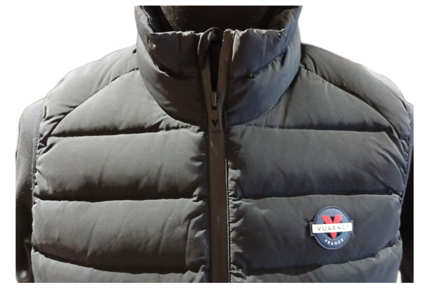 VUARNET AMF20241-999 Enisej Men's Down Vest BLACK
