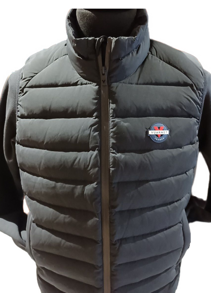 VUARNET AMF20241-999 Enisej Men's Down Vest BLACK