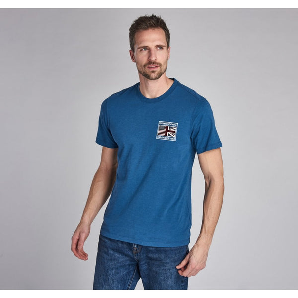 Barbour Batee0398-BL55 International SMQ Team Flags T-Shirt