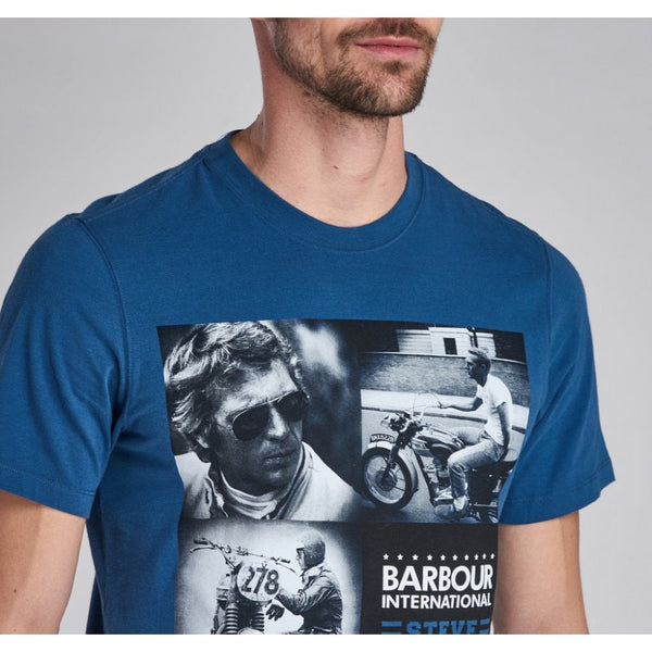 Barbour Batee0394-BL55 International SMQ Triple T-Shirt
