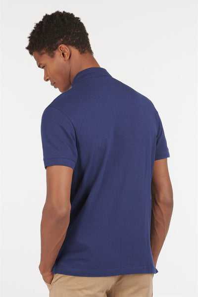 Barbour MML1117-BL46 Blame Tartan Polo SS Regal Blue