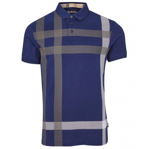 Barbour MML1117-BL46 Blame Tartan Polo SS Regal Blue