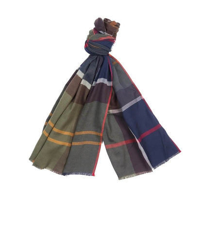 Barbour USC0315-TN32 Walshaw Tartan Cotton Scarf CLASSIC TARTAN