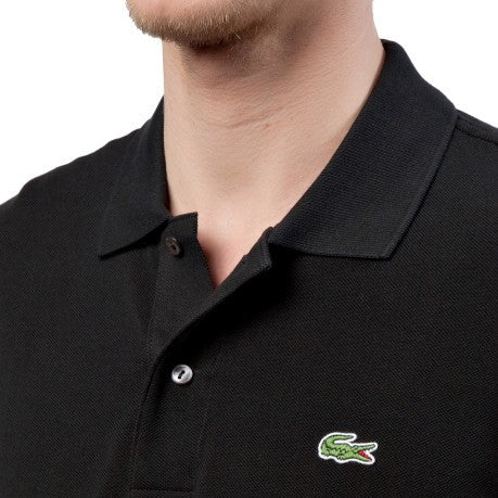 Lacoste L1312-031 Pique 'Polo Long Sleeve BLACK Black