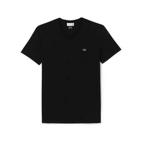 Lacoste TH6710-031 T-Shirt Manica Corta Cotone BLACK nero