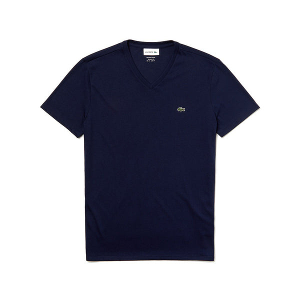 Lacoste TH6710-166 Short Sleeve Cotton T-Shirt BLUE navy