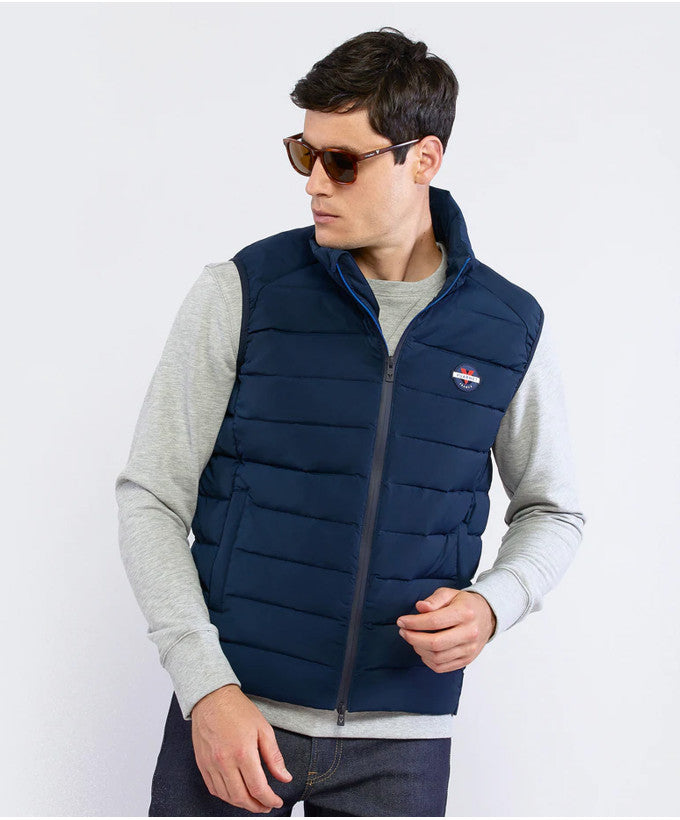 VUARNET AMF20241-005 Enisej Men's Down Vest NAVY BLUE